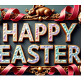 thumbnail image 4 of Happy Easter Themed Decorative Banner with Bunny and Eggs Backdrop for Easter Party Easter Decoration Photography Props Family Gatherings Spring Celebrations, 4 of 8