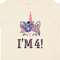 thumbnail image 4 of Inktastic 4th Birthday Unicorn Party 4 Year Old Girl Girls Toddler T-Shirt, 4 of 5