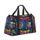 thumbnail image 2 of Balery Neon Graffiti Urban Art Bolsa de Gimnasio para Mujeres, Bolsa de Viaje con Bolsillo Húmedo, Bolsa de Fin de Semana para Mujeres, Bolsa de Viaje Resistente al Agua, 2 of 7