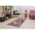 thumbnail image 3 of GLN Rugs Salur - Indoor, Machine Washable Area Rug 2'6"x6'6" Turkish Red Home Carpet, All Ages, 3 of 8
