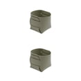 thumbnail image 1 of Bewildely DIY pen holder easy to desktop pen box storage handmade storage holder storage DIY leather office box Nordic ins verde claro 9*9*10 CM 2piezas, 1 of 6