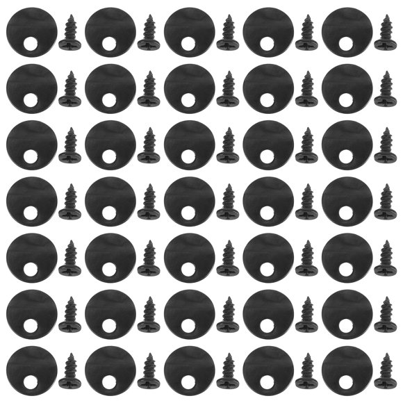 WHAMVOX 200Jgo Sujetadores Negros Para De Marco De Fotos Con Tornillos Para Uso Y Uniforme