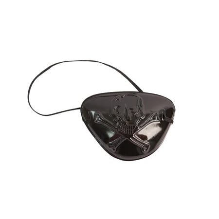 Party Central Club Pack of 60 Black Buried Treasure Child-Sized Pirate Eye Patch Party Favors - One