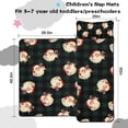 thumbnail image 5 of Green and Black Christmas Plaid Santa Pattern Toddler Nap Mats for Kids Preschool,50"x20" Sleeping Mat Bag or Kids,Toddler Sleeping Bag,Toddler Nap Mat or Daycare, 5 of 6