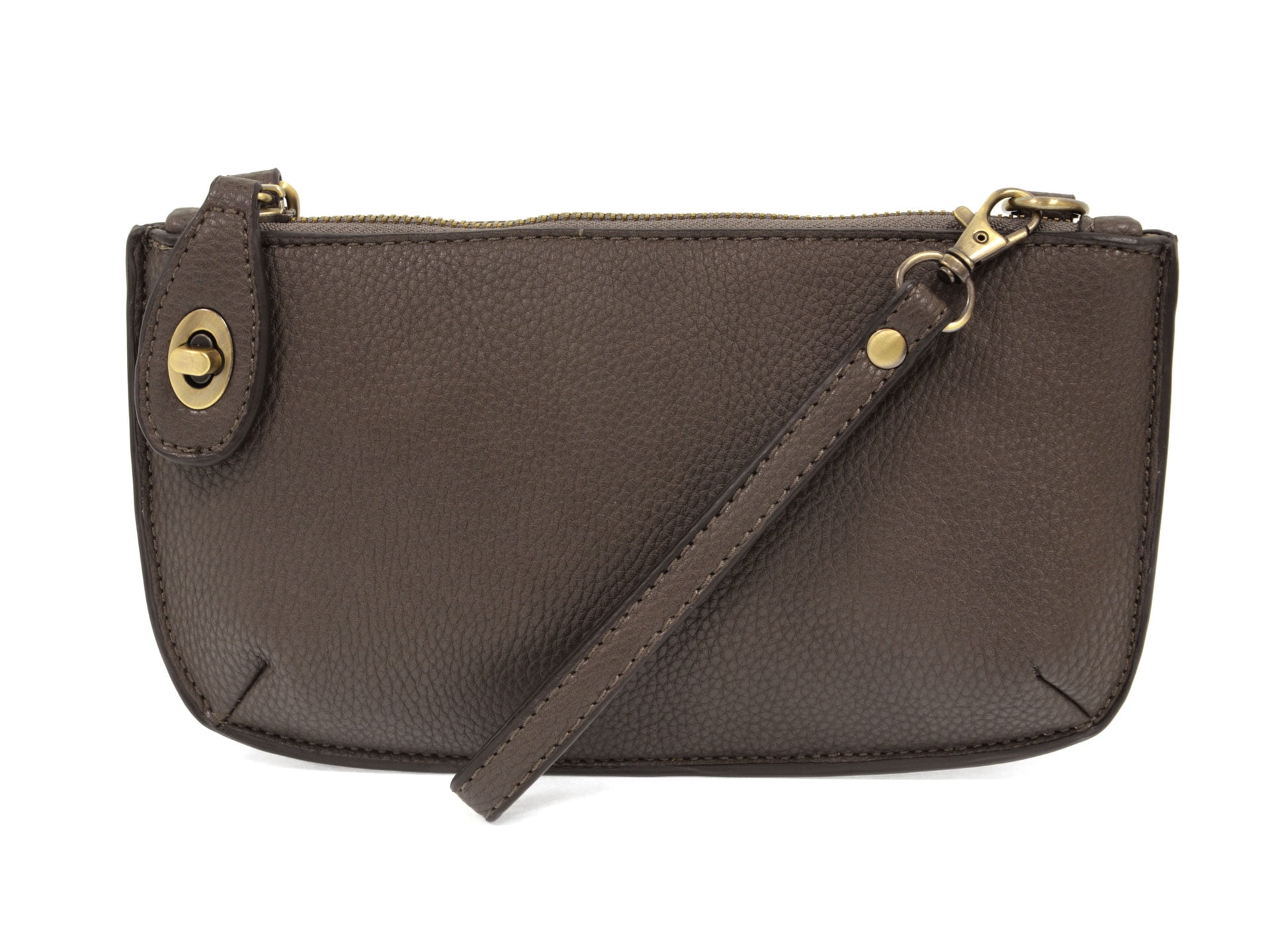 Joy Susan Joy Susan Women's Mini Crossbody Wristlet Clutch, Espresso