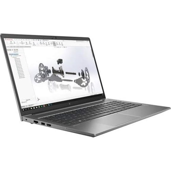 Restored HP ZBook Power G7 15.6" FHD IPS Intel Core i7-10850H 2.7GHz 32GB DDR4 256GB SSD NVIDIA Quadro T1000 Max-Q Design Windows 11 Pro Laptop, Gray