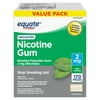 Equate Uncoated Nicotine Gum 2 mg, Stop Smoking Aid, Mint Flavor, 170 Count
