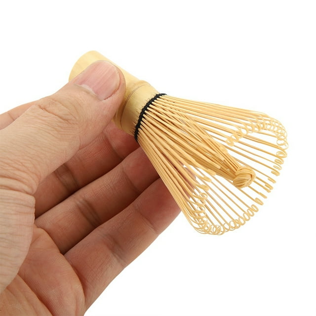 Rdeghly Matcha Whisk, Bamboo Whisk,Natural Bamboo Tea Whisk Chasen Preparing Matcha Powder Brush Tool