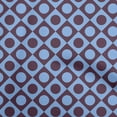 thumbnail image 1 of oneOone Georgette Viscose Medium Blue Fabric Geometric Sewing Craft Projects Fabric Prints By Yard 42 Inch Wide, 1 of 4