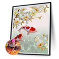 thumbnail image 2 of Kits de pintura de diamantes Koi DIY Taladro redondo completo Arte de la pared Decoración 40x50cm (J84994) Sywqhk Decoración hogareña, 2 of 9