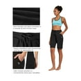 BALEAF Bermuda Shorts For Women Running Basketball Shorts With Pockets Black Size L