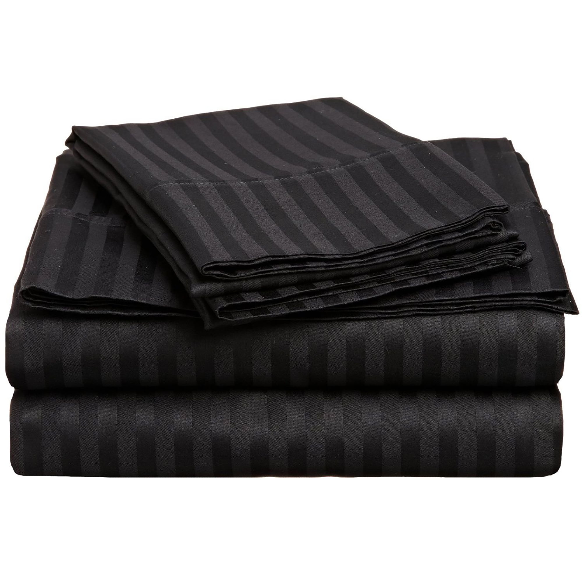 Superior 300 Thread Count Long-Staple Combed Cotton Stripe Sheet Set