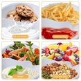 thumbnail image 4 of Divided Cereal Bowl, Reusable Snack and Dip Bowls for Yogurt, Milk, Berries, Fries, Ketchup, 4 of 5