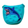 thumbnail image 3 of maskred pour Putter de Golf Couvre-Tête Universel pour Mallet de Golf Demi-Rond - Requin Bleu Mer, 3 of 6
