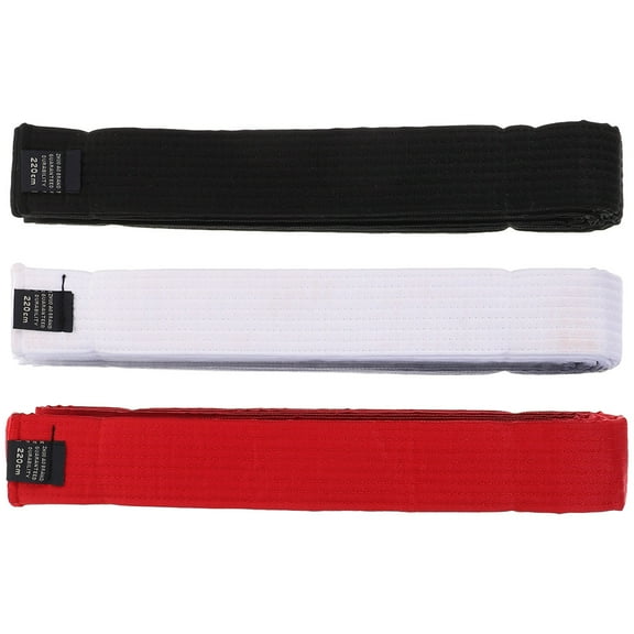 unbranded 3 Pcs Belt Taekwondo Belt Portable Martial Art Belts Child