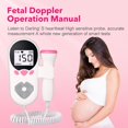 thumbnail image 3 of Aicare-Monitor de ritmo cardíaco Fetal Doppler para bebé, Detector de latido del embarazo, medidor de pulso con retroiluminación LCD, estetoscopio sin radiación, 3 of 4