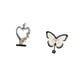 thumbnail image 5 of Figura de pareja besándose, estatua de pareja besándose, adorno de escritorio coleccionable, reloj de pared de mariposa, reloj decorativo de acrílico, 5 of 8
