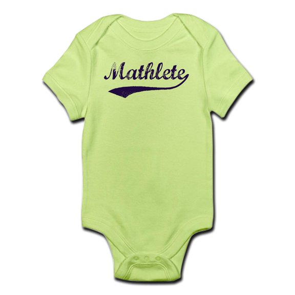 CafePress - Vintage Mathlete 6 Infant Creeper - Baby Light Bodysuit