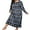 Christmas Blue, variant on Nightgown for Women Plus Size Leopard Long Maxi Loungewear Scoop Neck Sleepwear Full Length Pajama Dresses Shermie