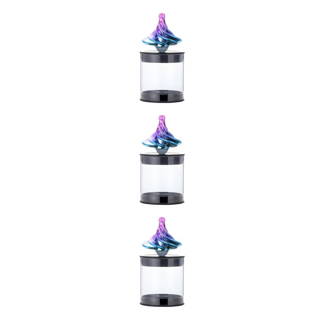 Vogacara Giroscopio neumático Juguete Descompresión Gyro Viento que sopla Peonza Adultos Estrés Ansiedad Alivio Juguete, color dual Type1 NO1 Vogacara CBP064325