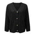 thumbnail image 5 of Vedolay Women's Cardigans 2023 Work Cardigans Long Sleeve Outwear Black,S, 5 of 5