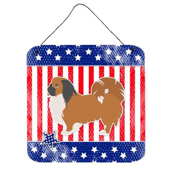 Carolines Treasures BB3338DS66 USA Patriotic Pekingese Wall or Door Hanging Prints