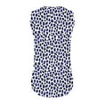 thumbnail image 4 of Summer Women Tank Tops Plus Size V-Neck Sleeveless Basic Leopard Print Pullover Blouse Shirt Casual Loose Fit Loungewear Going Out Tops For Women, 4 of 6