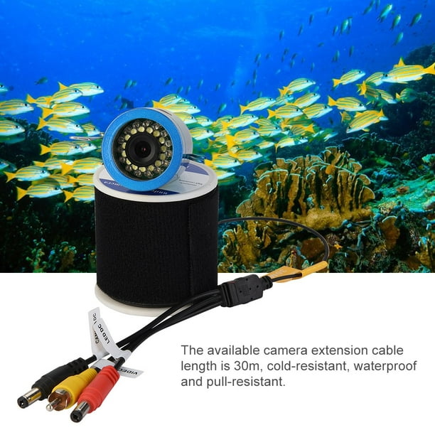 Underwater Camera, 1000TVL Camera Fish Finder, 9inches Waterproof