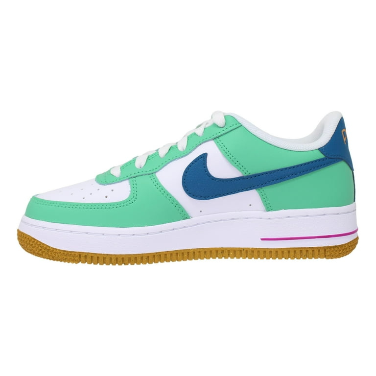 Nike Air Force 1 LV8 White/Green Abyss/Spring Green Toddler