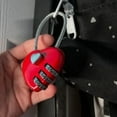 thumbnail image 7 of 063U Combination Lock Waterproof Resettable Zinc Alloy Love Heart Shape Password Padlock for Backpack, 7 of 7