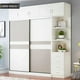 thumbnail image 5 of Designer Saving Space Wardrobe Storage Modern Wooden Room Organizer Wardrobe Portable Library Closet Guarda Roupa Home Furniture My Lux Decor Round, 5 of 29