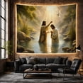 thumbnail image 6 of River Baptism Scene Tapestry Wall Hanging, 6 of 7