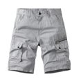 thumbnail image 2 of Men's Workout Cargo Shorts Lightweight Hiking Flat Front Shorts Tactical Work Shorts with Multi Pockets, 2 of 6