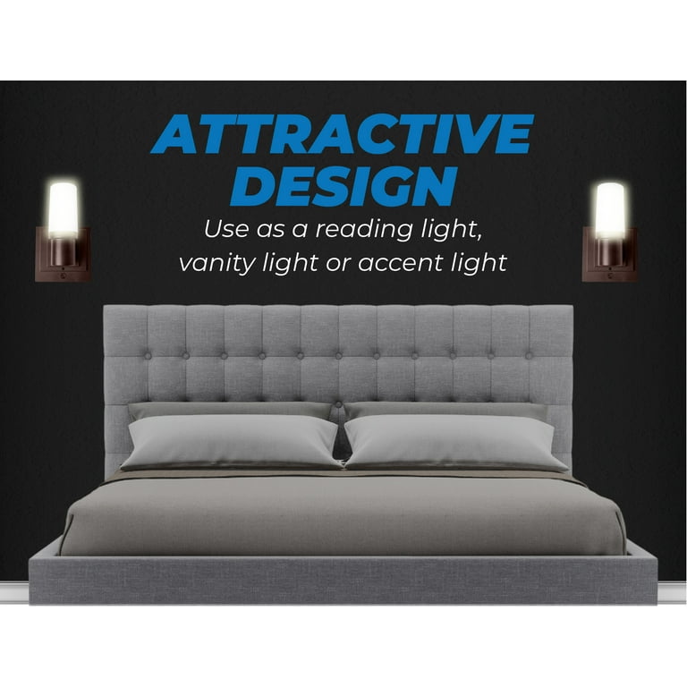 Westek battery operated wall sconces 2 pack finish easy wireless installation deals