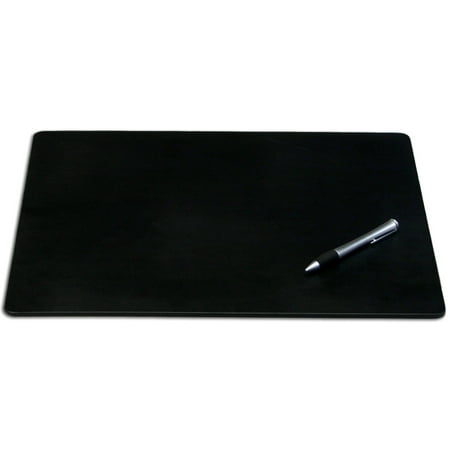 Black Leatherette 30 x 19 Desk Mat without Rails