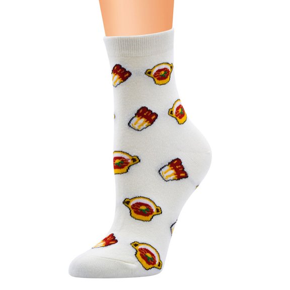 Dyfzdhu Women Casual Print Cotton Pattern Lady Socks Tube Comfortable Socks