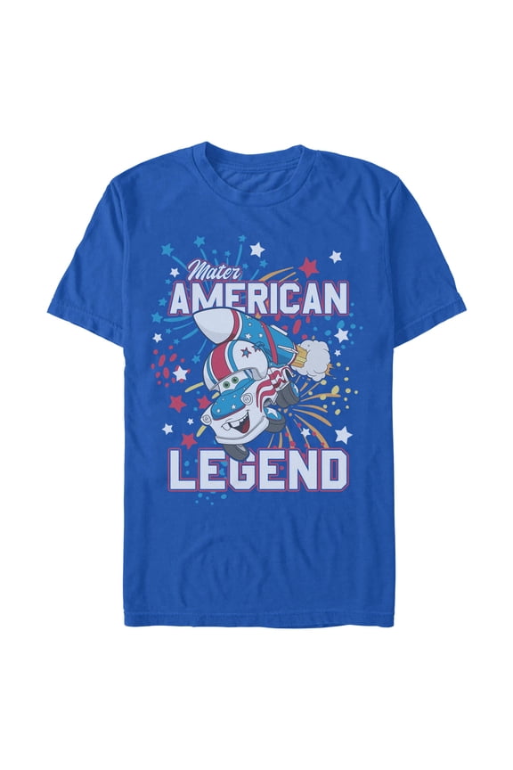 Mens Cars Tow Mater American Legend T Shirt