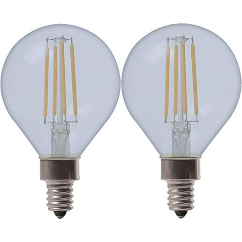 GE Lighting 31914 Clear Finish Light Bulb Reveal HD Dimmable LED Decorative G16.5 Globe 4.5 (40