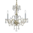 thumbnail image 2 of Crystorama Lighting - Crystal - Three Light Mini Chandelier in Classic Style -, 2 of 6
