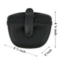 thumbnail image 4 of Pets Training Elastic Waist Bag Portable Large Large Capacity Reward Snack Capacity Feeding Storage Pouch Container Food Bags for Running Travelling Black, 4 of 5