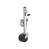 Fulton Marine Trailer Jack, 1,500 lbs. Lift Capacity, Side Wind, Bolt-On Side Mount, 12 in. Travel FLXPD15L0301