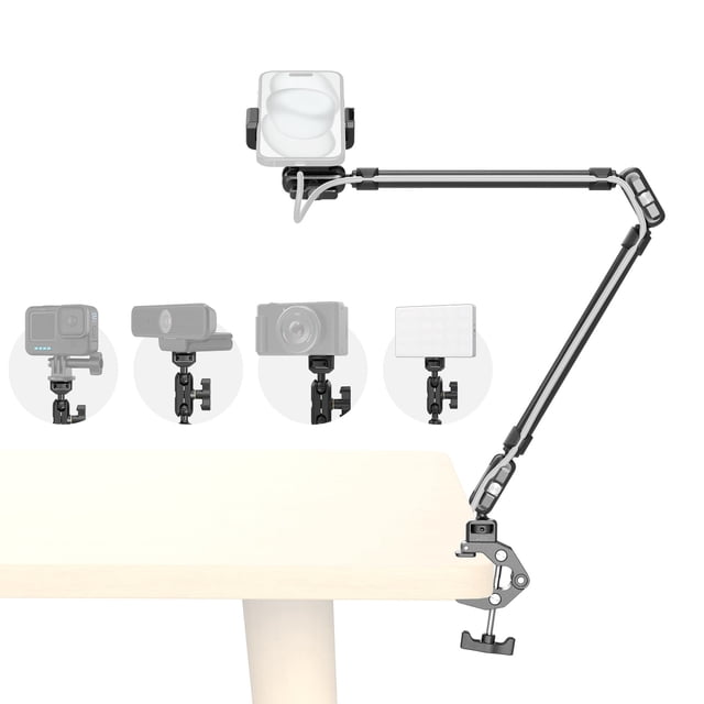 Magic Arm SMALLRIG 5625 con superpinza para iPhone y cámara