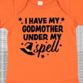 thumbnail image 4 of Inktastic I Have My Godmother Under My Spell with Cute Witch Hat Boys or Girls Baby Bodysuit, 4 of 5