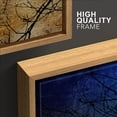 thumbnail image 4 of wall26 Framed Canvas Print Wall Art Set Tree Silhouette on Blue &amp; Brown Background Nature Wilderness Digital Art Modern Art Rustic Scenic Colorful for Living Room, Bedroom, Office - 16"x24&q, 4 of 5