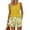 Yellow_#14, variant on Sewkxo Two Piece Sets for Women Summer Lounge Short Sets Tank Square Neck Sleeveless Hawaiian Sets With Pocket,Blue XL