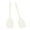 Beige Color, variant on Set of 2 Soft Silicone Turner Sturdy Silicone Kitchen Spatula Soft Front Protects Pans Great for Daily Use