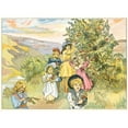 thumbnail image 3 of John Shelton Eland 24x19 Black Modern Framed Museum Art Print Titled - The Rowan (1890), 3 of 5
