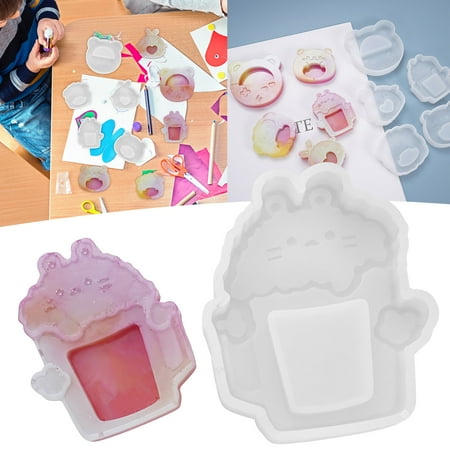 

Sunhillsgrace DIY Silicone Mould Rubber Tools Quicksand Cute Little Doll Takuma Bottle Charm Ornament Quicksand Tools