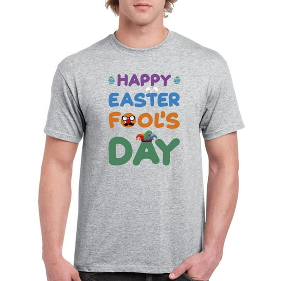 Easter Fool's Day T-Shirt Men -Smartprints Designs, Male x-Large