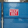 thumbnail image 7 of BAZIC 9" X 12" Keep Out Sign, Warning Stay Out Restricted Area Authorized Home Store Plastic Signs, Waterproof Indoor Outdoor Signage on Wall Door Border, 1-Pack, 7 of 7